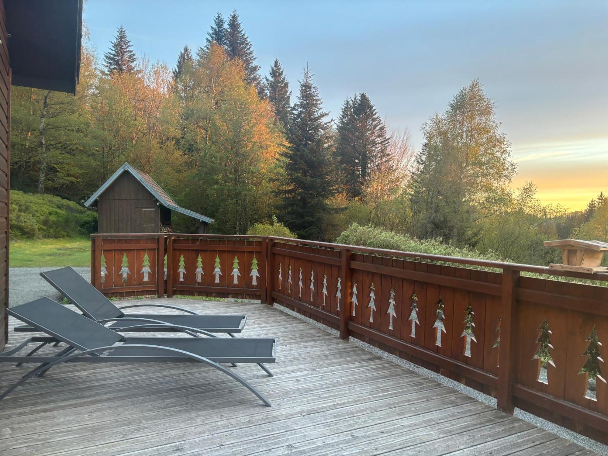 Chalet Avec Jacuzzi Prive, Vue Sur Les Vosges Belfahy ภายนอก รูปภาพ