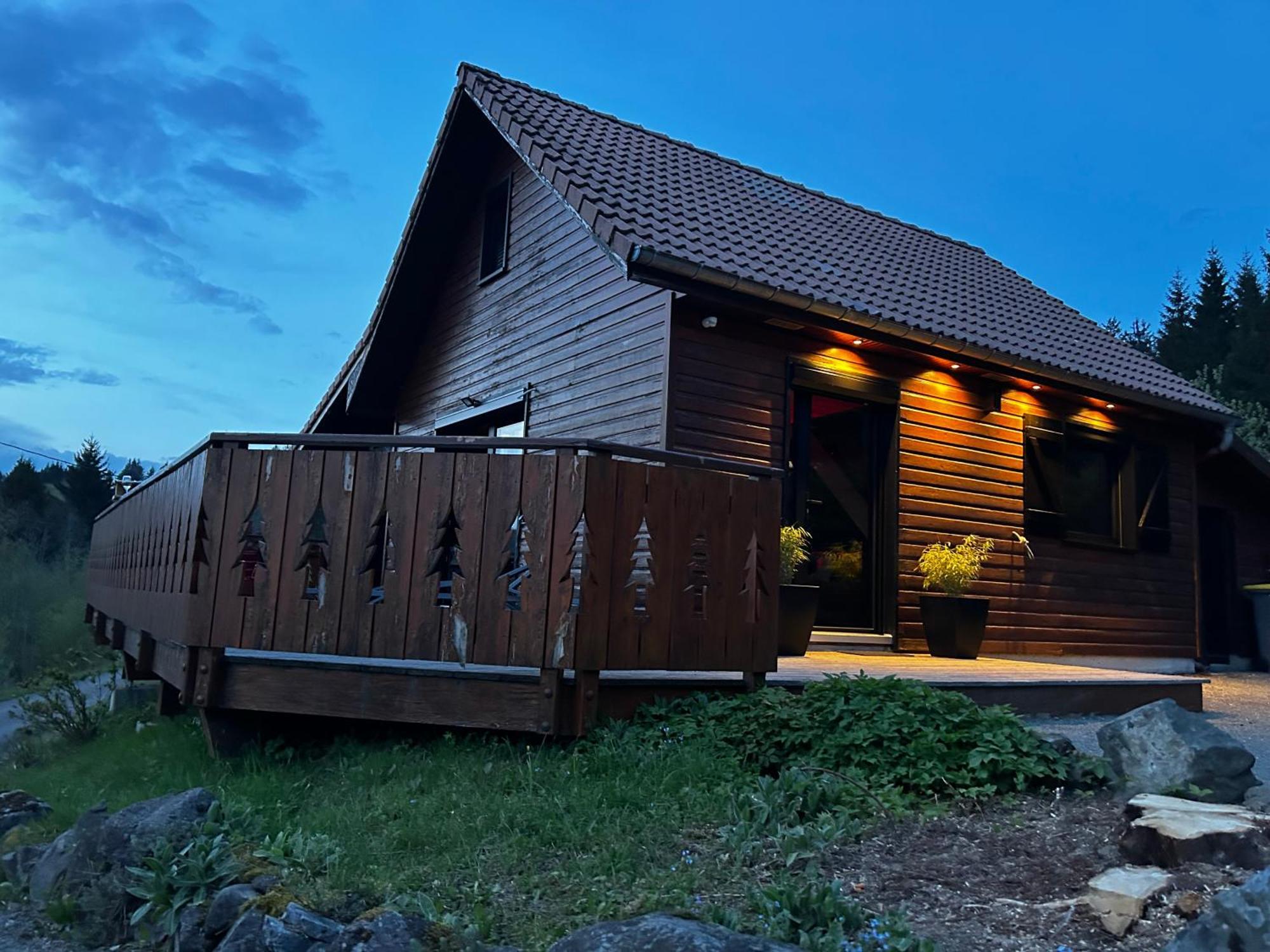 Chalet Avec Jacuzzi Prive, Vue Sur Les Vosges Belfahy ภายนอก รูปภาพ