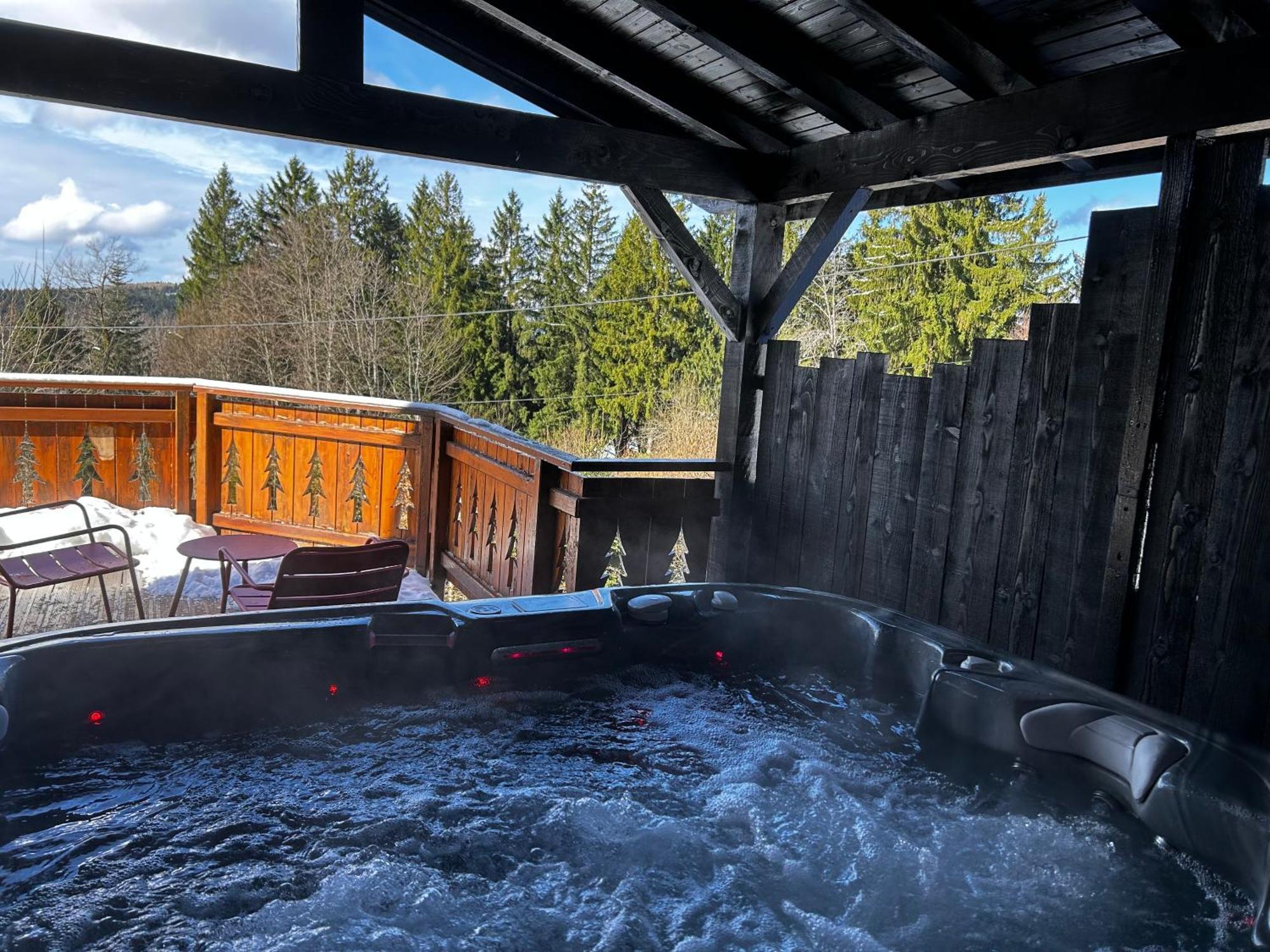 Chalet Avec Jacuzzi Prive, Vue Sur Les Vosges Belfahy ภายนอก รูปภาพ